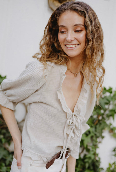 BLUSA ALINA BEIGE
