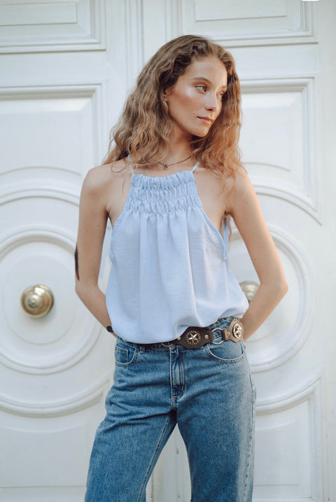 BLUSA MIRA CELESTE