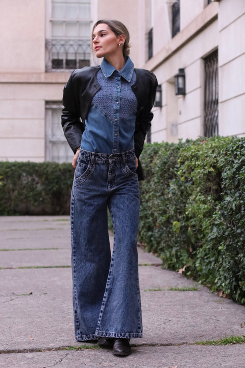 PANTALÓN ANAIS AZUL