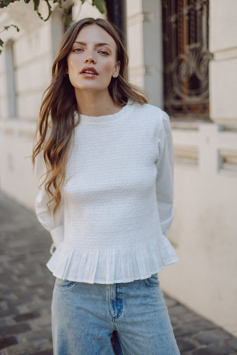 BLUSA JULIETTE BLANCA