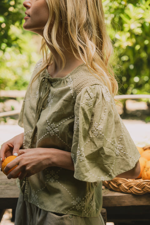 BLUSA GÉNOVA VERDE