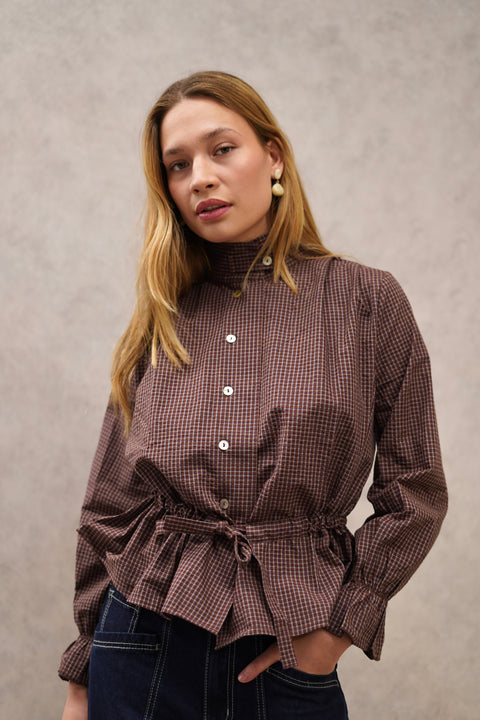 BLUSA ROSE CAFÉ