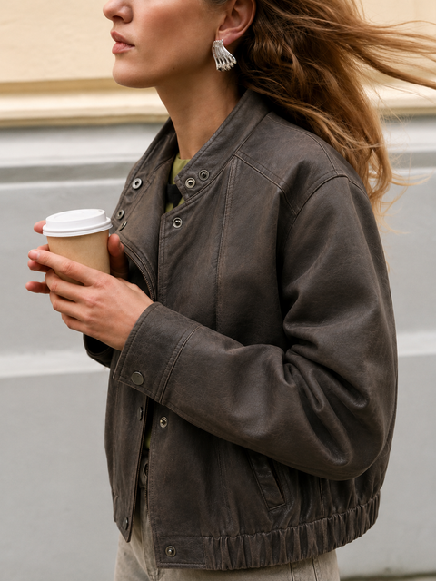 CHAQUETA AURORE CAFÉ
