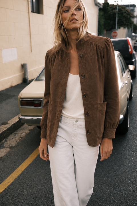 CHAQUETA EVA CAFÉ