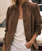 CHAQUETA EVA CAFÉ