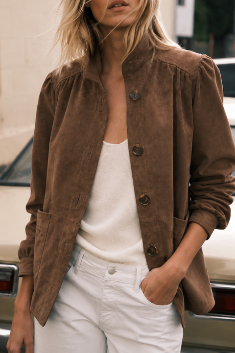 CHAQUETA EVA CAFÉ