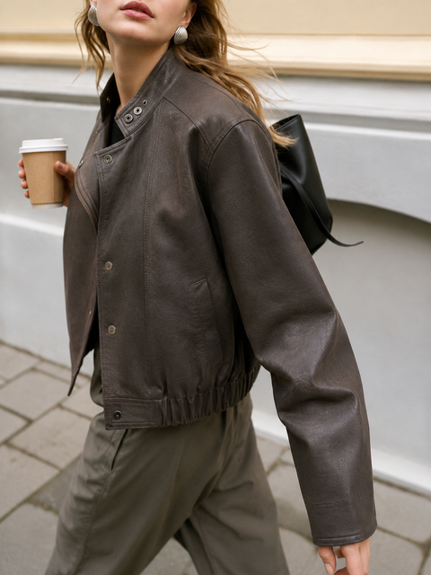 CHAQUETA AURORE CAFÉ