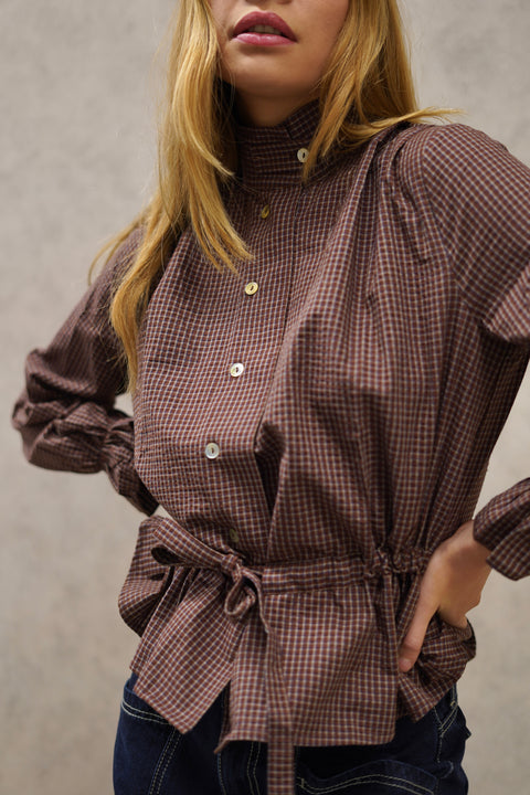 BLUSA ROSE CAFÉ