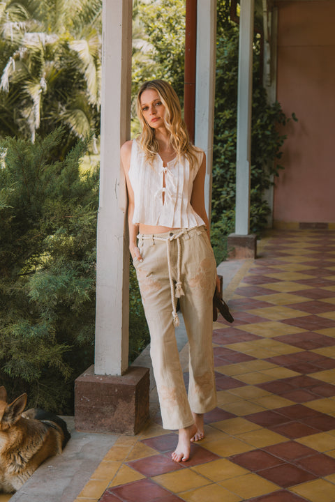 PANTALÓN VICENZA BEIGE
