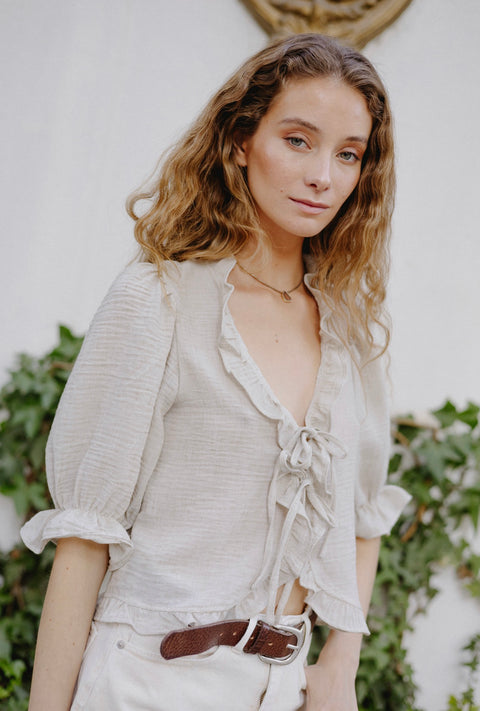 BLUSA ALINA BEIGE